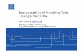 Interoperability of Modelling Tools -Using Linked Data · 2019-12-05 · • research papers • ... – Tight integration of 2+ non-EMF modelling tools The Future (Work) NoticeNotice