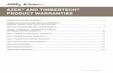 AZEK AND TIMBERTECH PRODUCT WARRANTIES...such substances are removed from the Product with soap and water or mild household cleaners after no more than one (1) week of exposure of