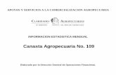 Canasta Agropecuaria No. 109 · 2002-10-07 · Canasta Agropecuaria No. 109 Elaborado por la Dirección General de Operaciones Financieras . INFORMACION ESTADISTICA MENSUAL APOYOS