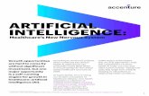 Artificial Intelligence in Healthcare | Accenture · healthcare: artificial intelligence (AI). ARTIFICIAL INTELLIGENCE: Healthcare’s New Nervous System According to Accenture analysis,