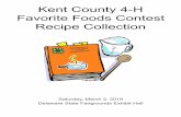 Kent County 4 H Favorite Foods Contest Recipe Collection...Bryan Couzens Midstate Traditional Ratatouille Mary Moller Woodside Emeralds Creamy Spinach Parmesan Orzo Rain Casey Pure
