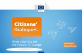 Citizensâ€™ Dialogues streamed dialogues and Facebook live dialogues took the discussions into peopleâ€™s