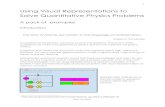 Using Visual Representations to Solve Quantitative Physics Problems · 2018-03-22 · 1 Using Visual Representations to Solve Quantitative Physics Problems A pack of examples Introduction