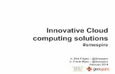 Innovative Cloud computing solutionssadl.kuleuven.be/docs/Smespire_training_presentation_inn2_Innovative_cloud_computing...Learning outcome After the training offer, the participant