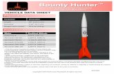 North Coast Rocketry Bounty Hunter · 2009-08-31 · • North Coast Rocketry makes no warranty regarding our products, except for defects in materials or workmanship for a period
