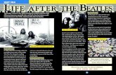 FACT FILE LIFE AFTER THE BEATLES - Scholastic UK · LIFE AFTER The Beatles’ success in the 1960s was built on a balance between their different characters, especially John and Paul’s.
