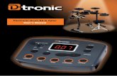 Electronic Drumkit Q-2plus Electronic Drum Kit Q-2plus ... · sion track of the song and adjust the song‘s volume (percussion track and accompaniment track). Allows you to choose