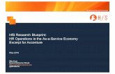 HfS Research Blueprint: HR Operations in the As-a-Service ... · The Services Research Company HfS Research Blueprint: HR Operations in the As-a-Service Economy Excerpt for Accenture