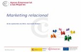 Marketing relacional - Programa PAEMempresarias.camara.es/estaticos/upload/0/006/6476.pdf · 2016-06-22 · Marketing relacional 1. ¿Qué es? El marketing relacional es la intersección