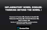 Inflammatory Bowel Disease- Beyond the Bowel! · hepatobiliary, vascular, renal, pulmonary, dermatologic, and ocular systems. ... shows lobulated mass centered at the right hepatic