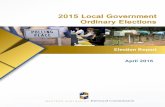 2015 Local Government Ordinary Elections - …...Foreword At the October 2015 local government ordinary elections, the Western Australian Electoral Commission was contracted to manage