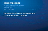 Sophos Email Appliance · The Email Appliance is designed to function as an email gateway for a network. Incoming mail is relayed by the Email Appliance to internal mail servers or
