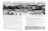 MF3138 Food Safety for Kansas Farmers Market Vendors ... · Food Safety for Kansas Farmers Market . Vendors: Regulations and Best Practices. Overview: Allowed Foods, Label Requirements