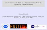 Numerical solution of Laplace’s equation in …...Numerical solution of Laplace’s equation in spherical finite volumes Kostas Moraitis LESIA, Observatoire de Paris, PSL*, CNRS,