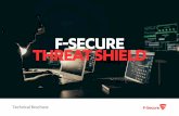 F-SECURE THREAT SHIELD · for protecting email and web traffic, with built-in network sandboxing technology. It is designed specifically to protect against spam, ransomware, phishing,