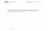SafetyWing Insurance™ · 2020-03-04 · 3 Description of Coverage | Tokio Marine HCC - MIS Group IMPORTANT NOTICE AND DISCLAIMER CONCERNING THE UNITED STATES PATIENT PROTECTION