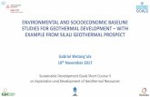 ENVIRONMENTAL AND SOCIOECONOMIC BASELINE STUDIES …agid.theargeo.org/reports/0108A EnvironmentalBaselineStudiesGW1701.pdfo West Pokot (West), and Baringo (South. oAdministrative units