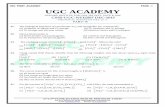 UGC POINT ACADEMY Page .1 UGC ACADEMY · 2019-04-13 · UGC ACADEMY LEADING INSTITUE FOR CSIR-JRF/NET, GATE & JAM CSIR-UGC-NET/JRF DEC-2015 CHEMICAL SCIENCES DEC 2015 PART–B 21.