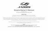 Bicycle Owner’s Manual · 2015-08-27 · Bicycle Owner’s Manual 9th Edition, 2007 This manual meets EN Standards 14764, 14766 and 14781. IMPORTANT: This manual contains important