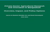 MEASURING PRIVATE AGRICULTURAL RESEARCH …...All were locally owned with the exception of 2 pesticide companies that were subsidiaries of multinationals headquartered in Sri Lanka
