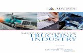 SAFETY TECHNOLOGIES IN THE TRUCKING INDUSTRYmiles being driven, which is a good sign for the trucking industry and the economy in general, it also increases safety issues, including