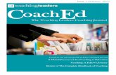 The Teaching Leaders Coaching Journal · The Teaching Leaders Coaching Journal Issue 1 February 2015 Christian van Nieuwerburgh & John Campbell present A Global Framework for Coaching