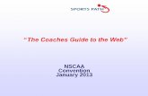 The Coaches Guide to the Web”files.ctctcdn.com/5e1f84b9201/6ab7f0f4-33f2-4cc4-b002-d3731accef08.pdf · • 1,000 + coaches in 40 + countries who have taken LMA School of Football