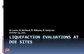 Liquefaction Evaluations at DOE Sites - Department of Energy Evaluations at DOE Sites_1.pdfBackground Liquefaction evaluations are required at all DOE sites Methods have evolved over