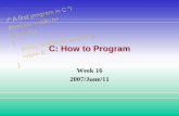 C: How to Program - nchu.edu.twweb.nchu.edu.tw/~ycchiang/C_program/C_program_W16a.pdf2 Chapter 10 - C Structures, Unions, Bit Manipulations, and Enumerations Outline 10.1 Introduction