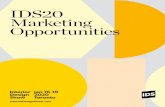 IDS20 Marketing Opportunities Social Media Package: 1 Instagram post, 1 Instagram story, 1 Facebook