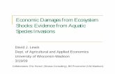 Economic Damages from Ecosystem Shocks: Evidence from ... · Economic Damages from Ecosystem Shocks: Evidence from Aquatic Species Invasions David J. Lewis Dept. of Agricultural and