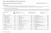 USE AND MAINTENANCE MANUALUSE AND MAINTENANCE MANUAL UM-FR-FP-FPP-03-2010-R1 1 FORKS POSITIONER Mod. FR-FP-FFP INTRODUCTION This manual includes instructions for assembly, maintenance