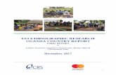 EFI ETHNOGRAPHIC RESEARCH UGANDA COUNTRY REPORT · (Research Officer, EFI Project) for his time and patience in producing PPI tables and analyses for inclusion in the report. Thanks