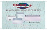 QUALITY REFRIGERATION PRODUCTS · 2017-09-19 · INNOVATION QUALITY RELIABILITY CUSTOMER CARE Global Refrigeration is more than a world class manufacturer of low and medium temperature