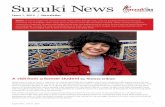 Suzuki News · 1/1/2019  · Suzuki News . Term 1, 2019 1 Term 1, 2019 / Newsletter Suzuki News Mission: To nurture happy and successful future world citizens through music using