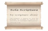 Sola Scriptura - Intoxicated On LifeSola Scriptura ! by scripture alone !! “All Scripture is inspired by God and profitable for teaching, for reproof, for correction, for training