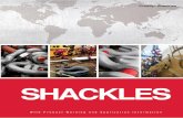 2016 Crosby General Catalog English Imperial · 2016-08-05 · 74 DESIGN The theoretical reserve capability of carbon shackles should be as a minimum 5 to 1, and alloy shackles a