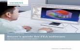 Answers for industry. Buyer’s guide for FEA software · 2016-11-23 · Buyer’s guide for FEA software Tips to help you select an FEA solution Answers for industry. 2 ... insight