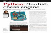 Python Python: Sunfish chess enginethdy/papers/sunfish.pdf · 2019-05-16 · themselves to the chess-programming dilettante, so rather than spending a whole tutorial falling into