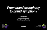 From brand cacophony to brand symphony - Igniteb2bmarketing.b2b-ignite.net/wp-content/uploads/2019/07/... · 2019-07-11 · From brand cacophony to brand symphony Jill Pringle Focused