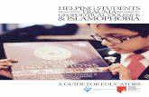 HELPING STUDENTS TRAUMA GEOPOLITICAL …...ISLAMOPHOBIA I slamophobia is defined technically as an irrational fear of Islam and a hatred or extreme dislike of Muslims. However, the