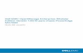 Dell EMC OpenManage Enterprise-Modular Edition Versión 1 ... · Puede utilizar OME-Modular para administrar cargas de trabajo clave en las plataformas MX7000. • Analítica y datos