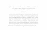 Allocative and Informational Externalities in Auctions and ...Allocative and Informational Externalities in Auctions and Related Mechanisms Philippe Jehiel and Benny Moldovanu 14.12.2005