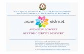 ADVANCED CONCEPT OF PUBLIC SERVICE DELIVERY...ADVANCED CONCEPT OF PUBLIC SERVICE DELIVERY Presentation by Mr. Elchin HuseynliDeputy Director, International Relations Department State