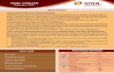NSDL UPDATE Update... · 2018-10-10 · NSDL UPDATE September 2018 Performance Summary* Investor Accounts 1,75,67,772 Participants 276 Participant Service Centres 30,562 Demat Custody