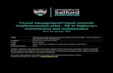 Visual management/visual controls implementation pilot ...usir.salford.ac.uk/id/eprint/38582/1/Visual... · Therefore, a 5S implementation pilot was decided as the way forward with