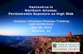 Hantavirus in Northern Arizona: Peridomestic Exposure as High … · 2018-04-27 · Hantavirus in Northern Arizona: Peridomestic Exposure as High Risk . Arizona Infectious Disease