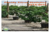 Citrus Production by County 2014-2015 - USDA...Citrus Production by County 2014-2015 Production (Glades Okeechobee Sarasota Hernando Total Cover photo courtesy of UF/IFAS and USDA’s