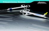 Polypectomy Snares - Boston Scientific · 2019-07-25 · Polypectomy Snares. Ordering Information CAPTIVATOR ™ II SINGLE-USE SNARE Order Number Shape Stiffness Loop Width (mm) Sheath