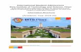 International Student Admissions - sites.bits-hyderabad.ac.insites.bits-hyderabad.ac.in/internationalstuadm/pdf/Brochure2019-20.pdfGreetings and hearty congratulations on choosing